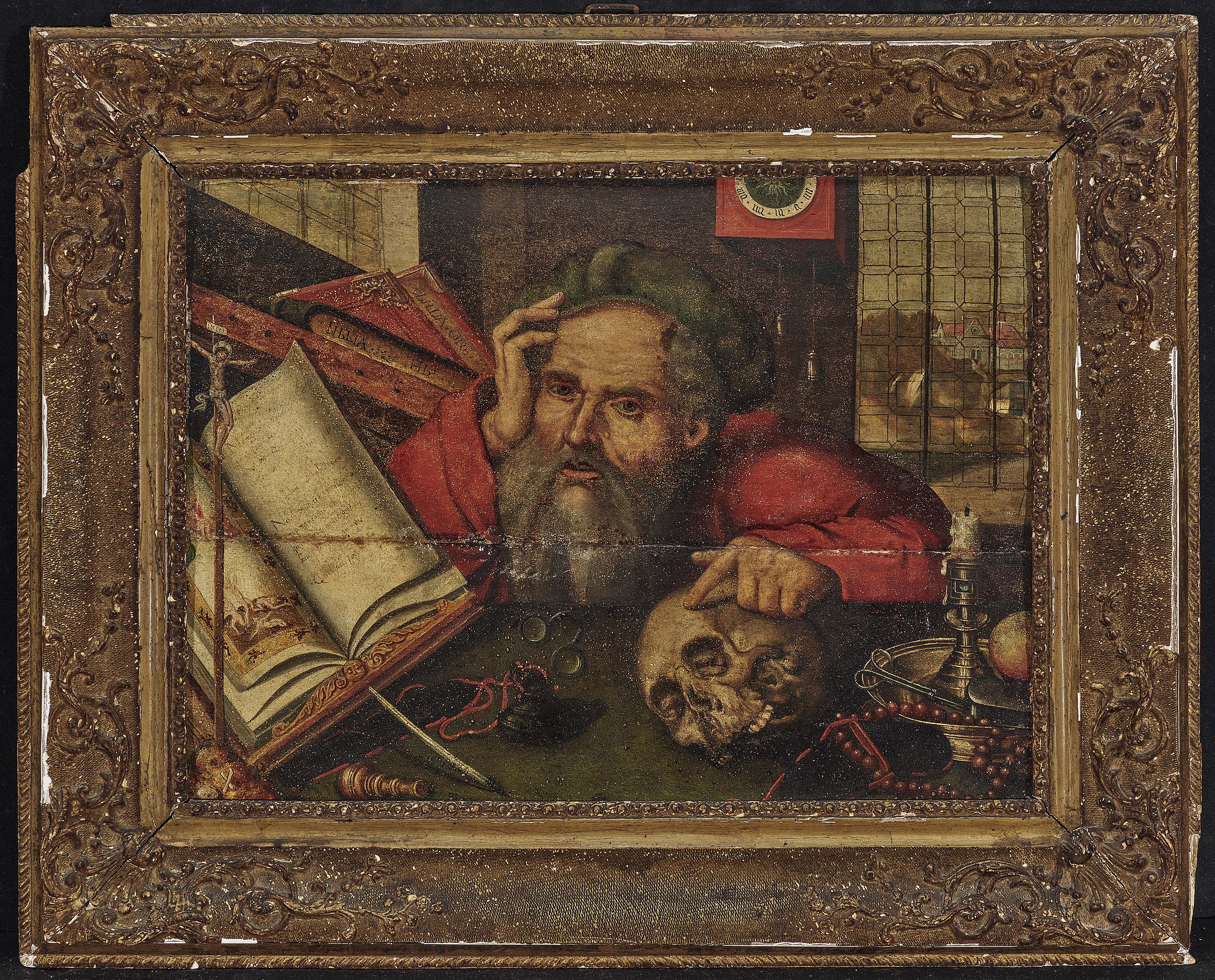 Joos van Cleve - Der Hl. Hieronymus im Studierzimmer | Auktion 384